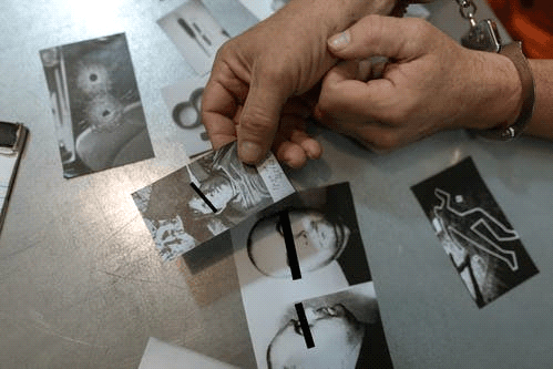 a person in handcuffs