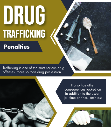 Info graphic: Drug Trafficking Penalties