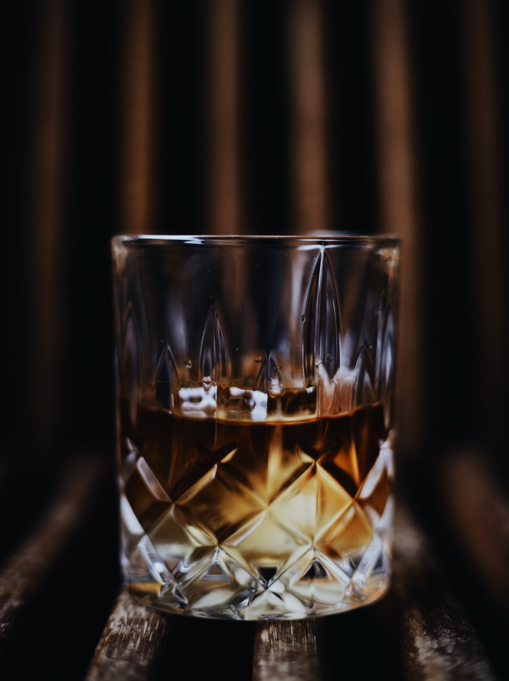 A glass of whiskey